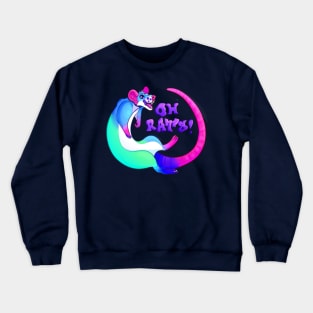 Oh Rats! (alt color scheme) Crewneck Sweatshirt